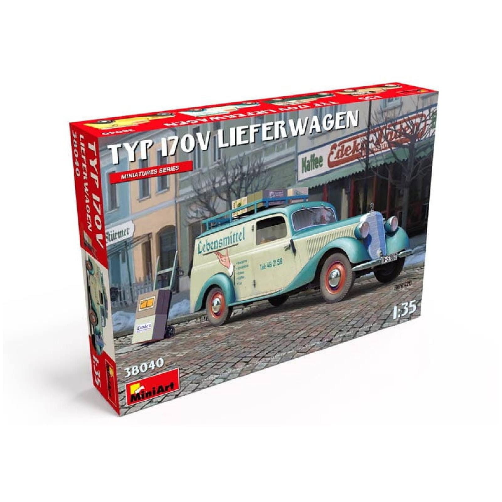 MiniArt Modellbausatz Typ 170V Lieferwagen / 1:35, Maßstab 1:35