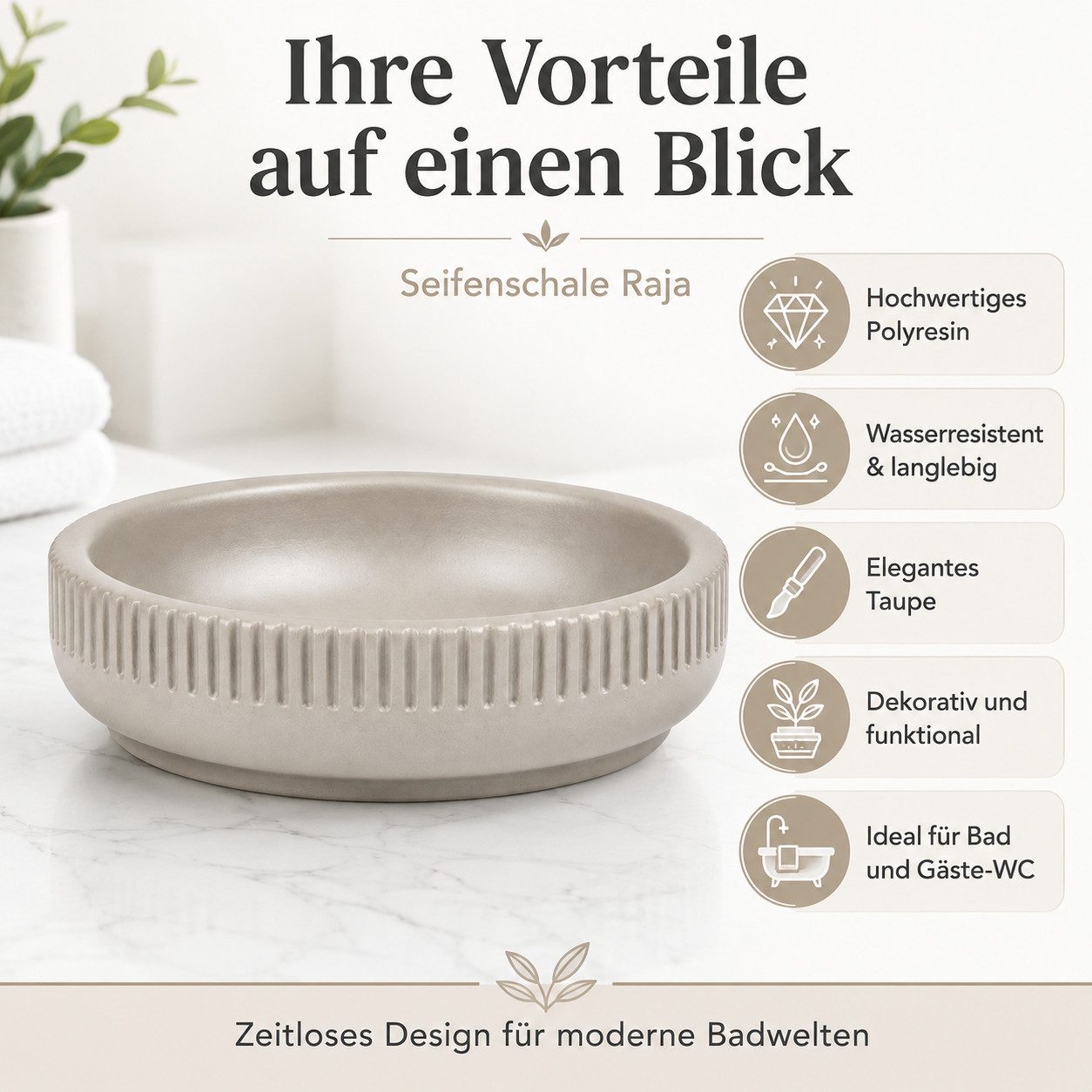 Testrut Seifenschale Seifenschale Raja