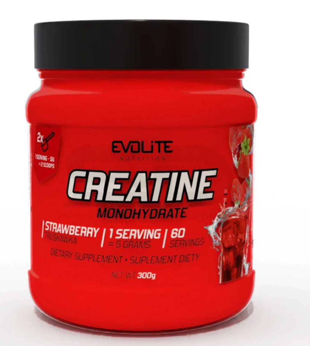 Evolite Nutrition EVOLITE® CREATINE Monohydrate 300g Креатин Creatin Pulver, 1 er Einzeldose à 300 g, Geschmack, Creatine Monohydrate
