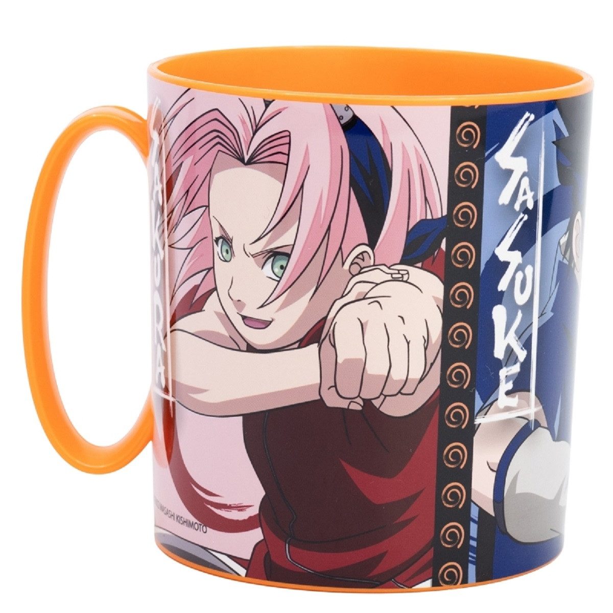 Storline Tasse Naruto Mikrowellengeeigneter Kunststoffbecher 390 ml, Plastik