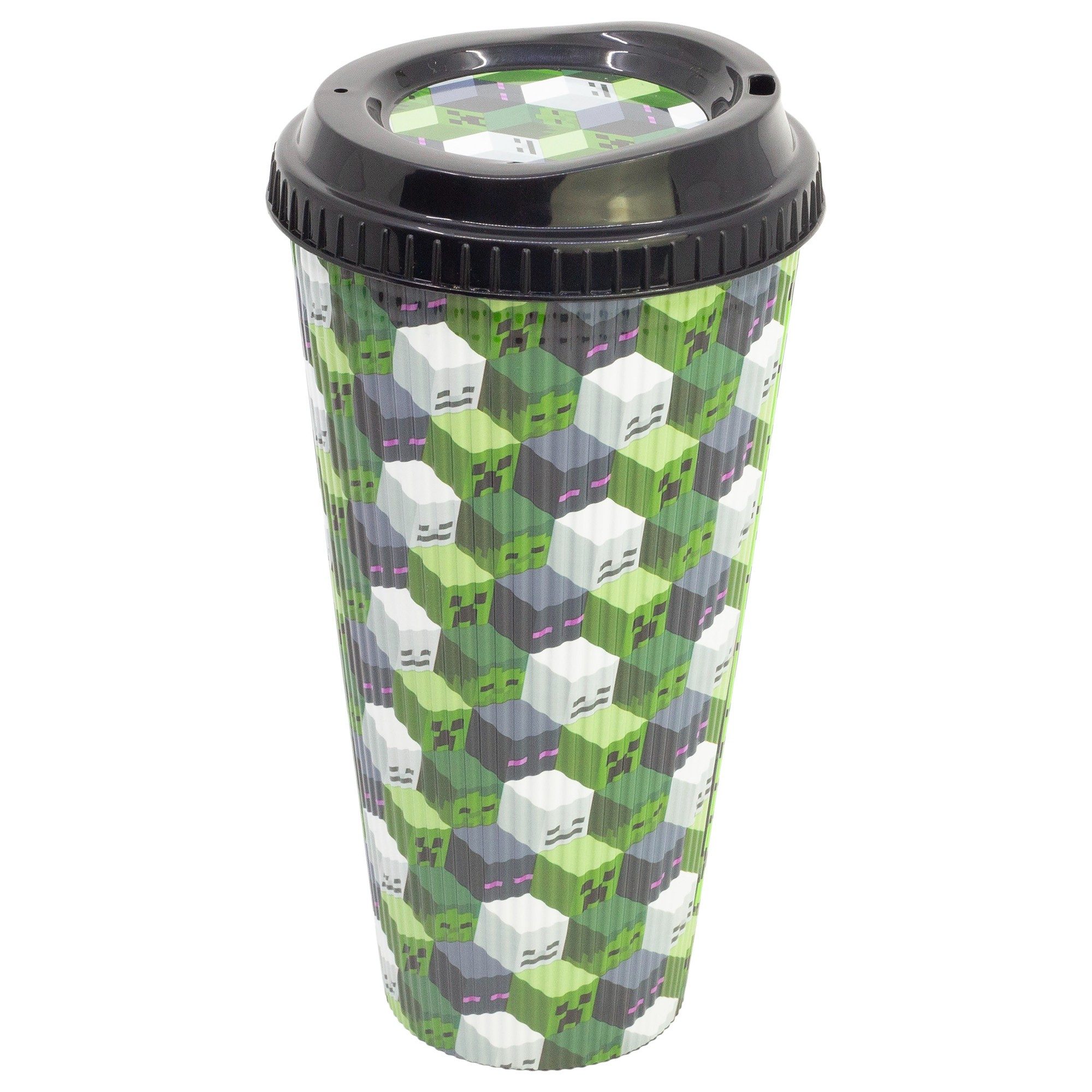Minecraft Coffee-to-go-Becher Minecraft Creeper Gamer XL Kaffeebecher Becher To-Go 790 ml, 1-tlg.