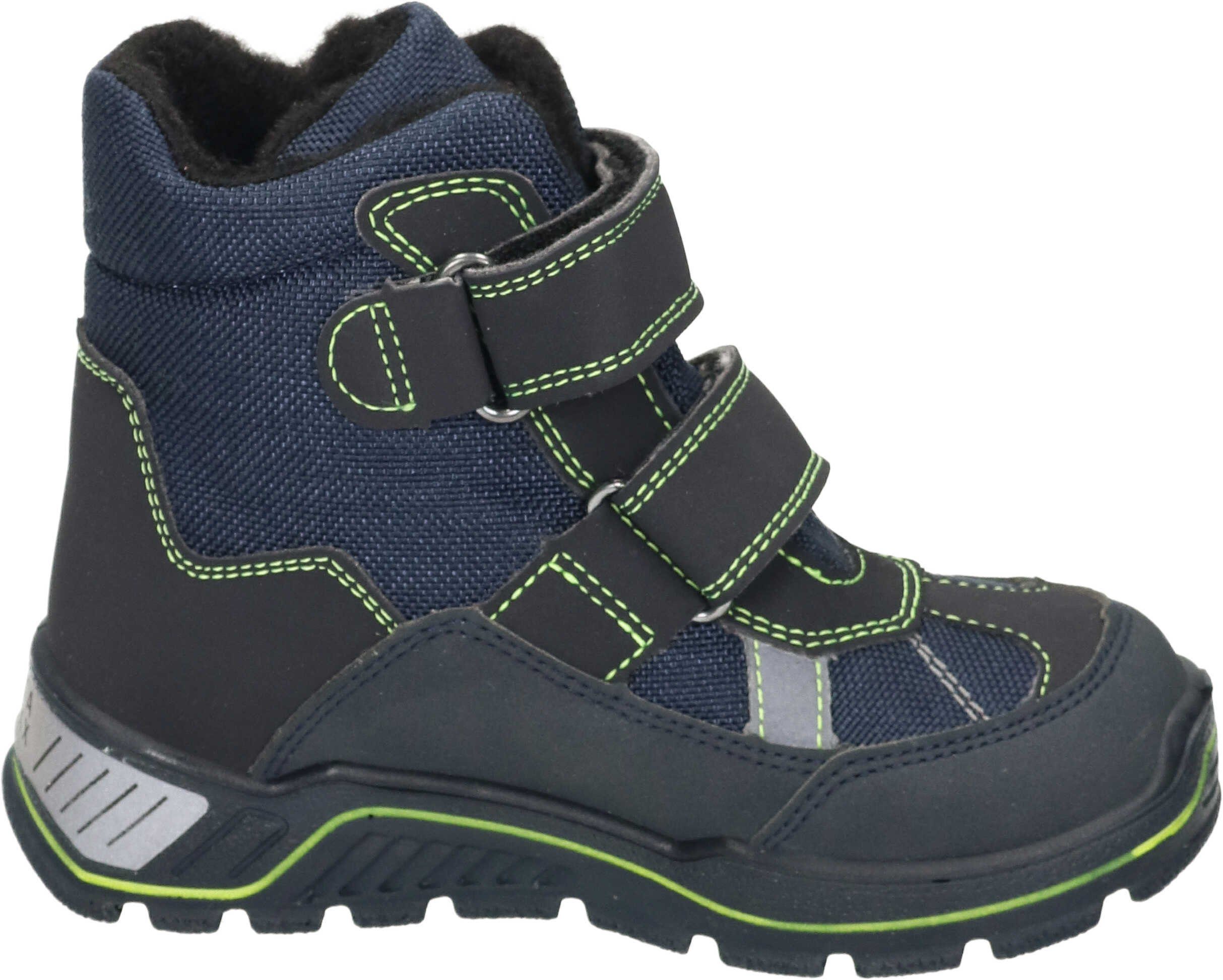 Ricosta Stiefel Winterstiefel aus Textil blau