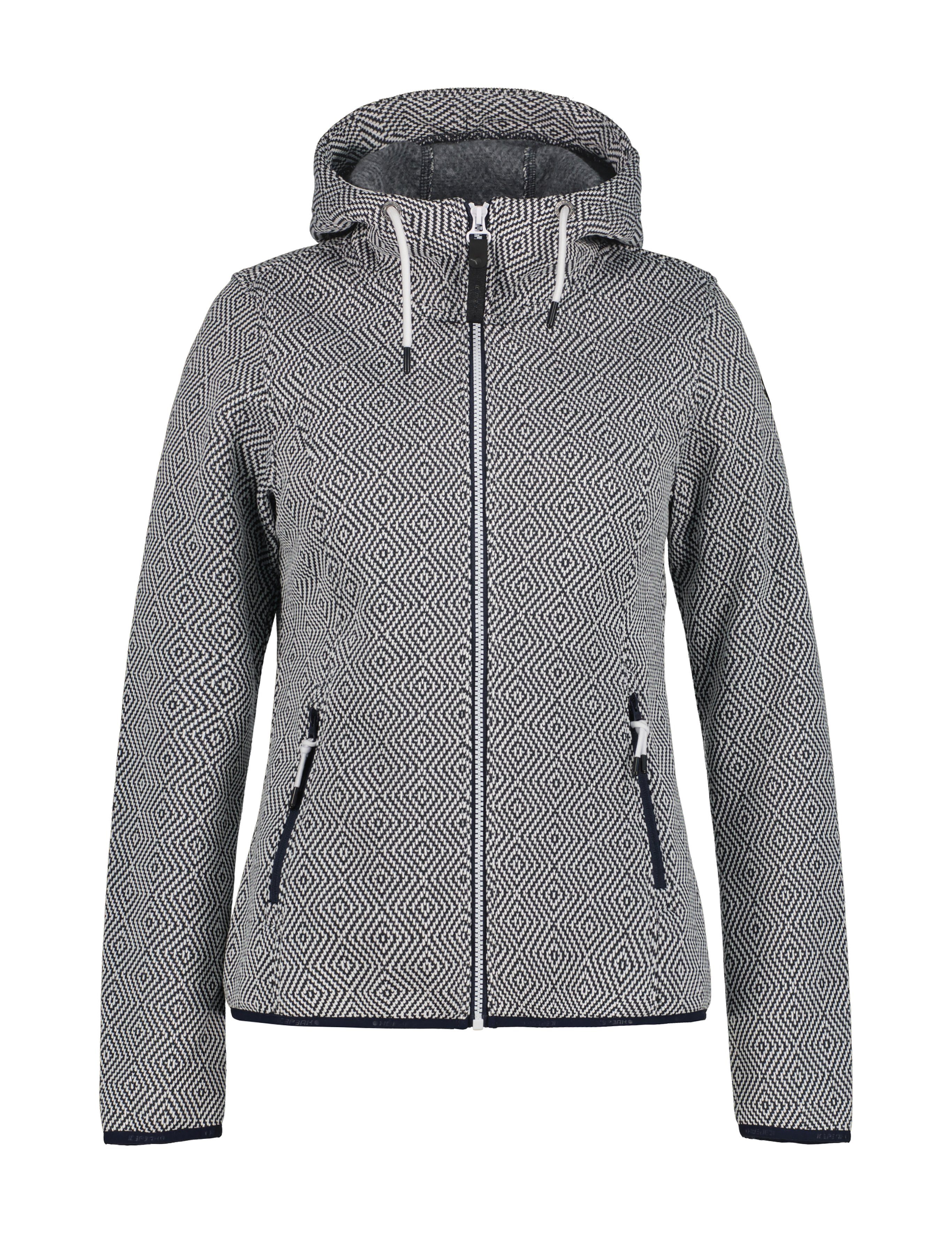 Optik gemusteter Strickjacke Icepeak DARK in BLUE ICEPEAK AUEN