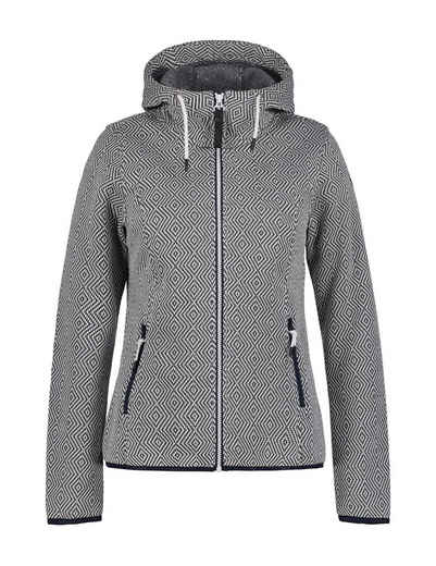 Icepeak Strickjacke D STRICKFLEECE JACKE AUEN in gemusteter Optik