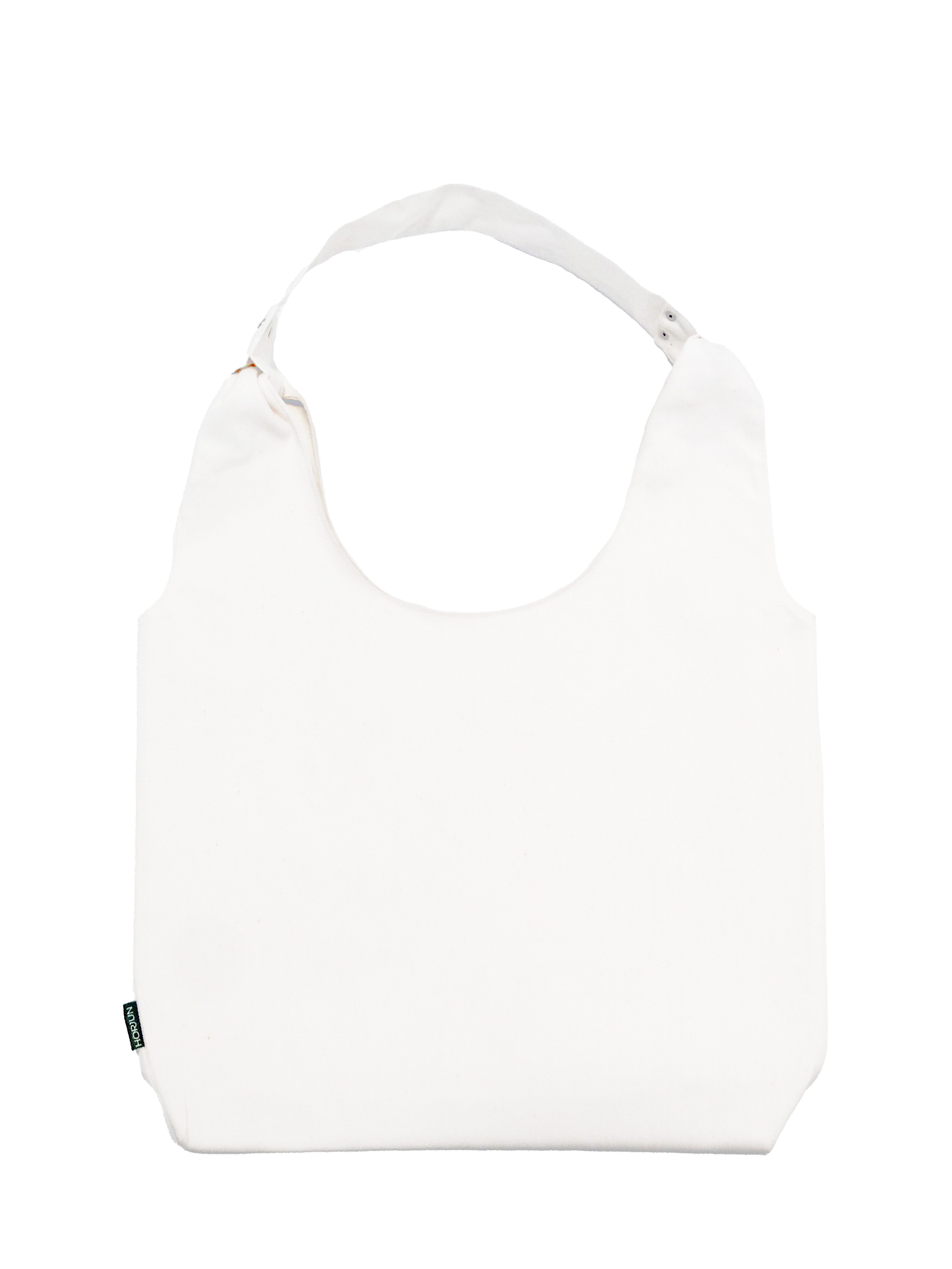 Horjun Schultertasche HORJUN Tragetasche Beuteltaschen, Baumwolltaschen Gabardine Stoff Weiß