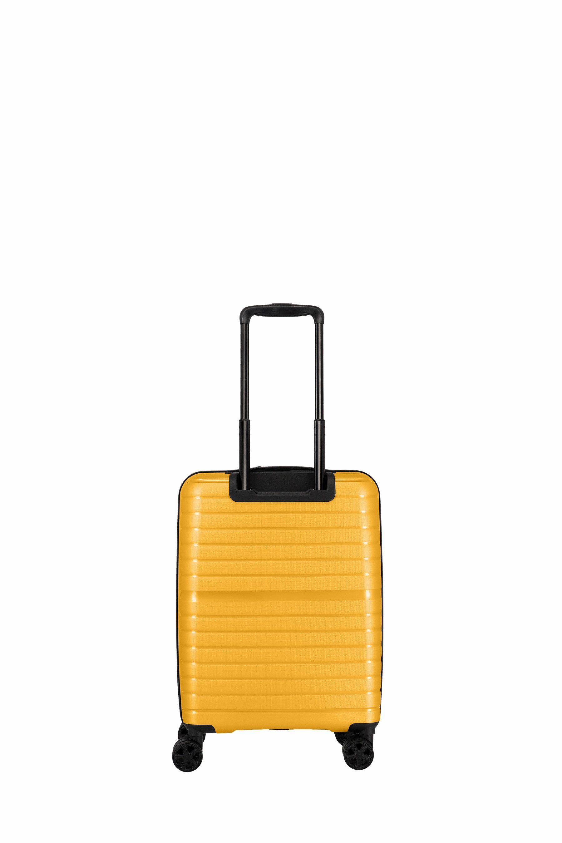 travelite Hartschalen-Trolley Trient, alle Größen Polypropylen, Gelb, Blau, Grau, Bruchfest, Leicht