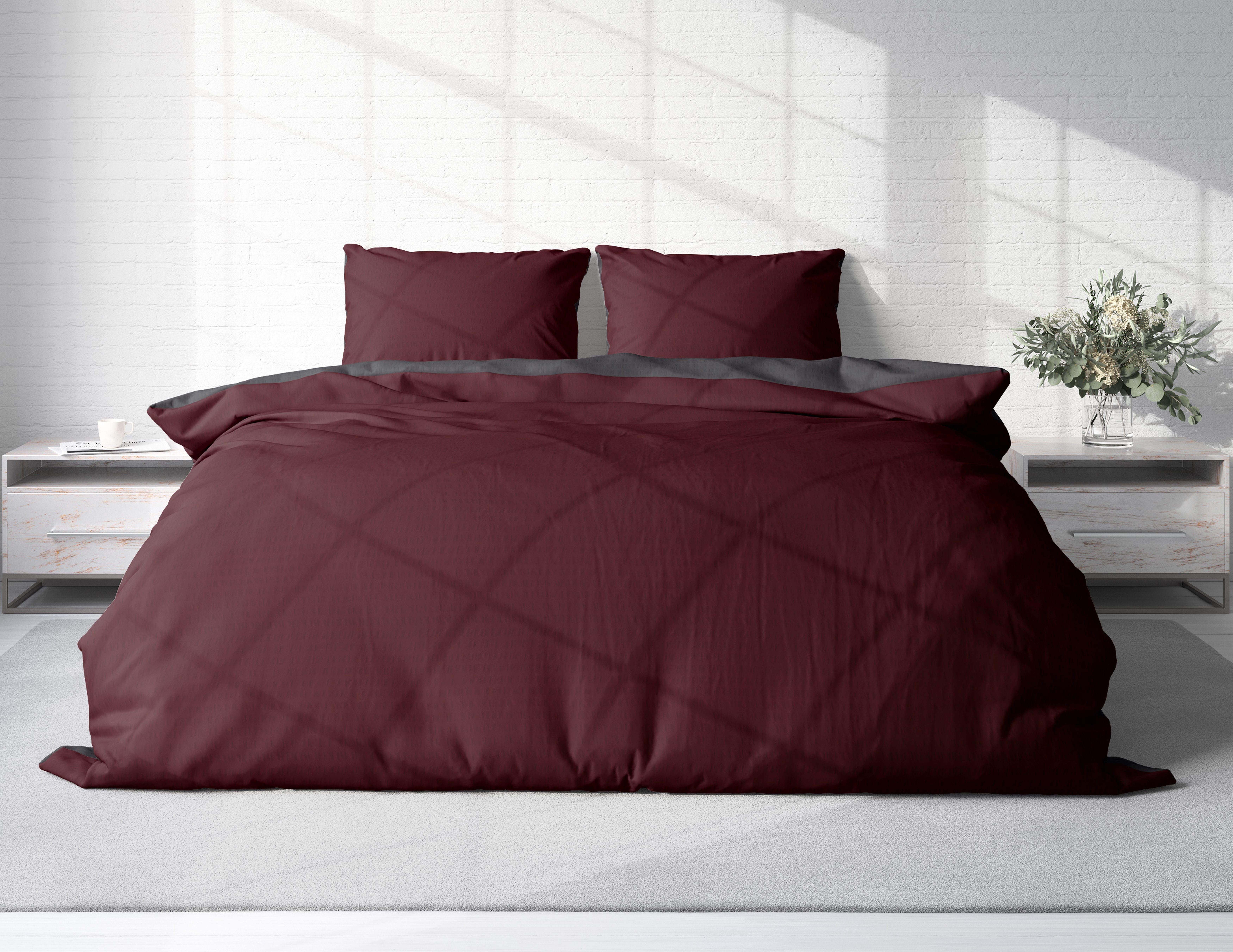 One Home Bettwäsche Doubleface Wende, Seersucker, 3 teilig, Mikrofaser Unif günstig online kaufen