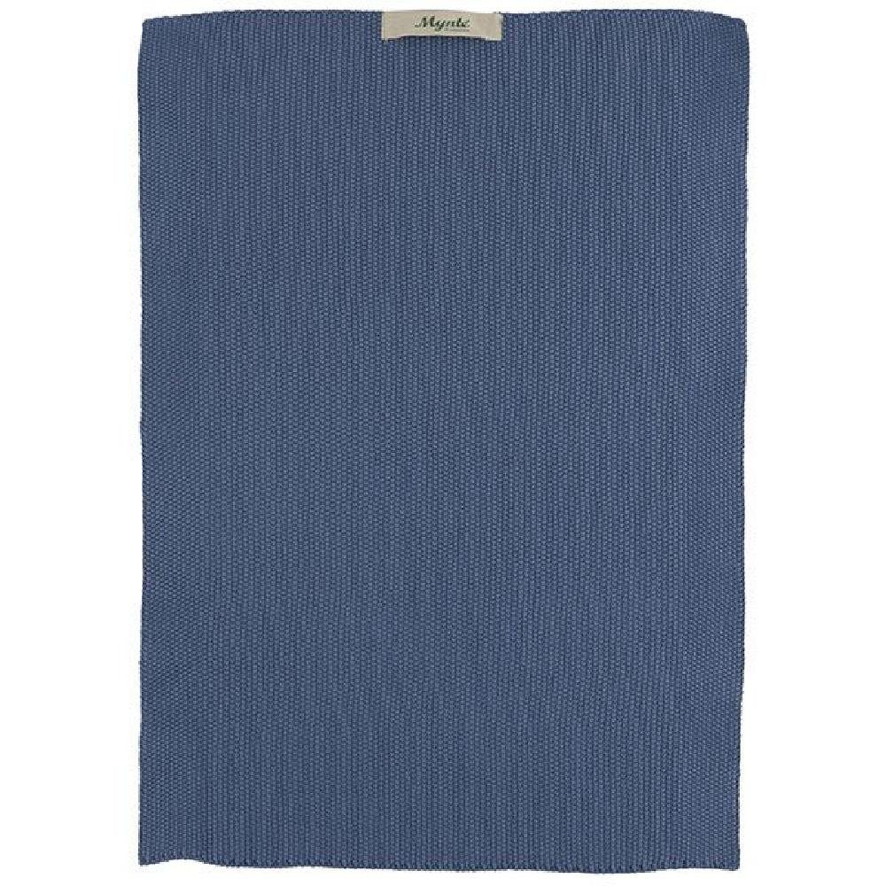Ib Laursen Badetücher Ib Laursen Handtuch Mynte Gestrickt Cornflower günstig online kaufen