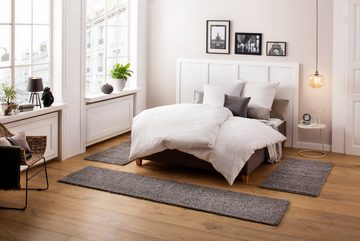 Bettumrandung Saron andas, Höhe 35 mm, (3-tlg), Bettvorleger, Läufer-Set für das Schlafzimmer