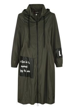 Angel of Style Parka Longjacke Kapuze große Patches elastische Taille