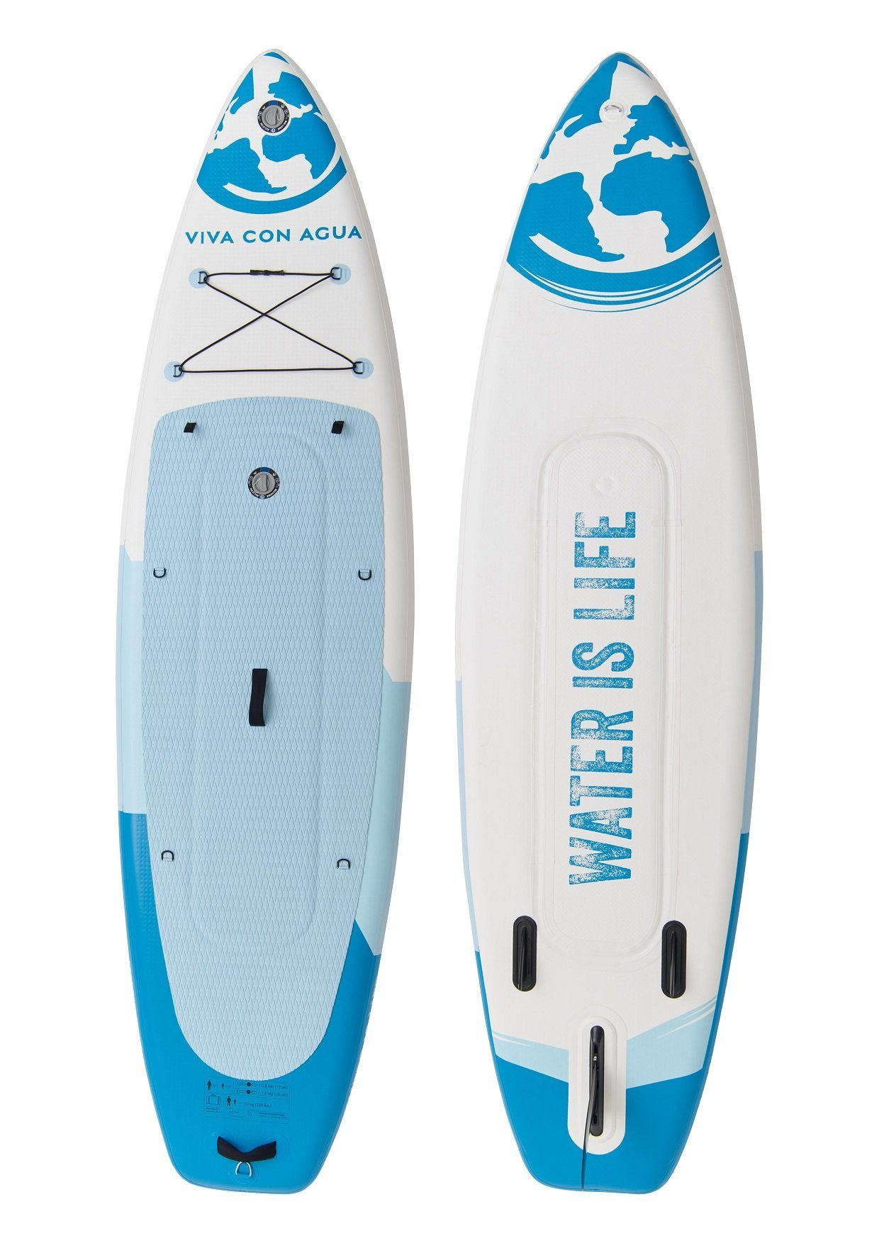 Viva con Agua Schlauchboot Viva con Agua Stand Up Paddle Board inkl. Zubehör