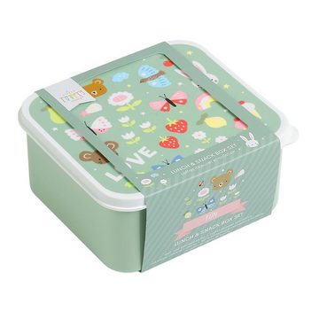 A Little Lovely Company Lunchbox Brotdose 4er Set Vesperdose Brotbox Pausenbrot