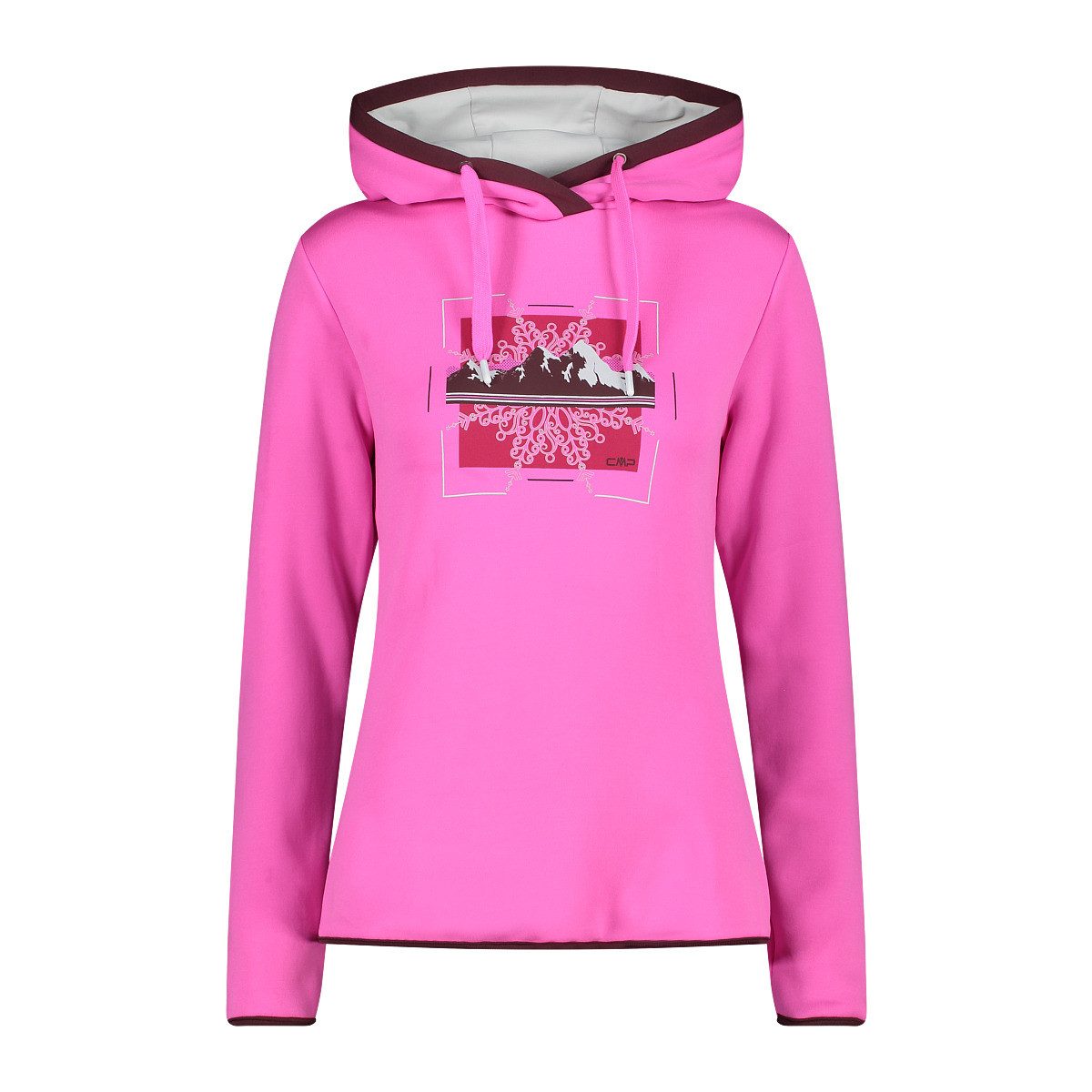CMP Kapuzenpullover CMP Damen Kapuzenpullover Woman Sweat Fix Hood 31E1866