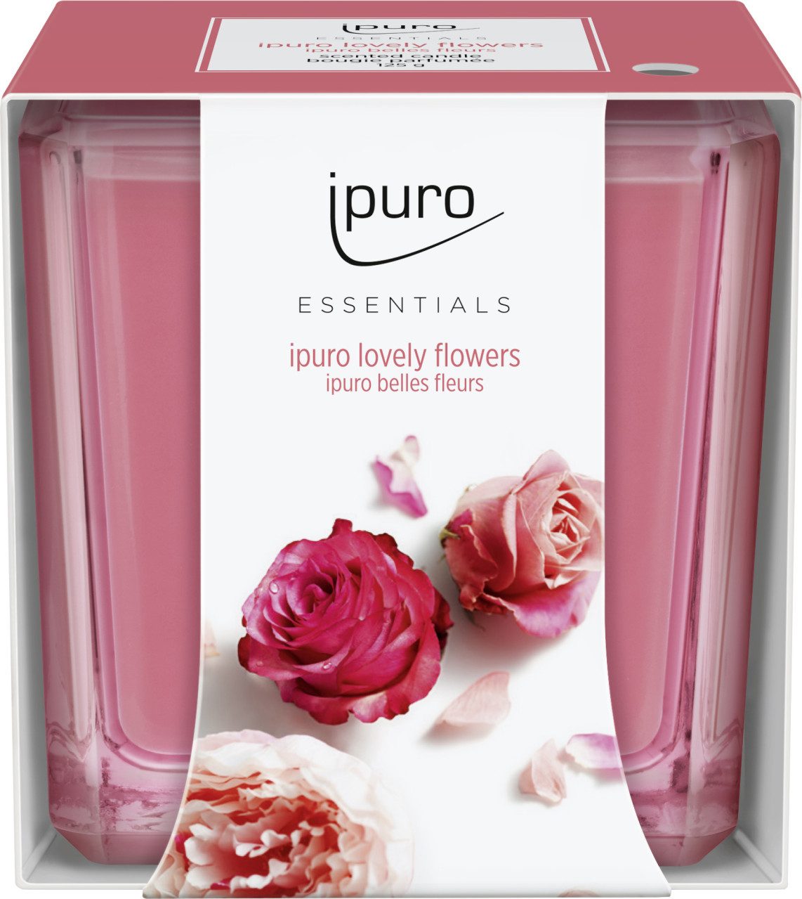 IPURO Duftkerze ipuro ESSENTIALS Duftkerze Lovely Flowers 125 g günstig online kaufen