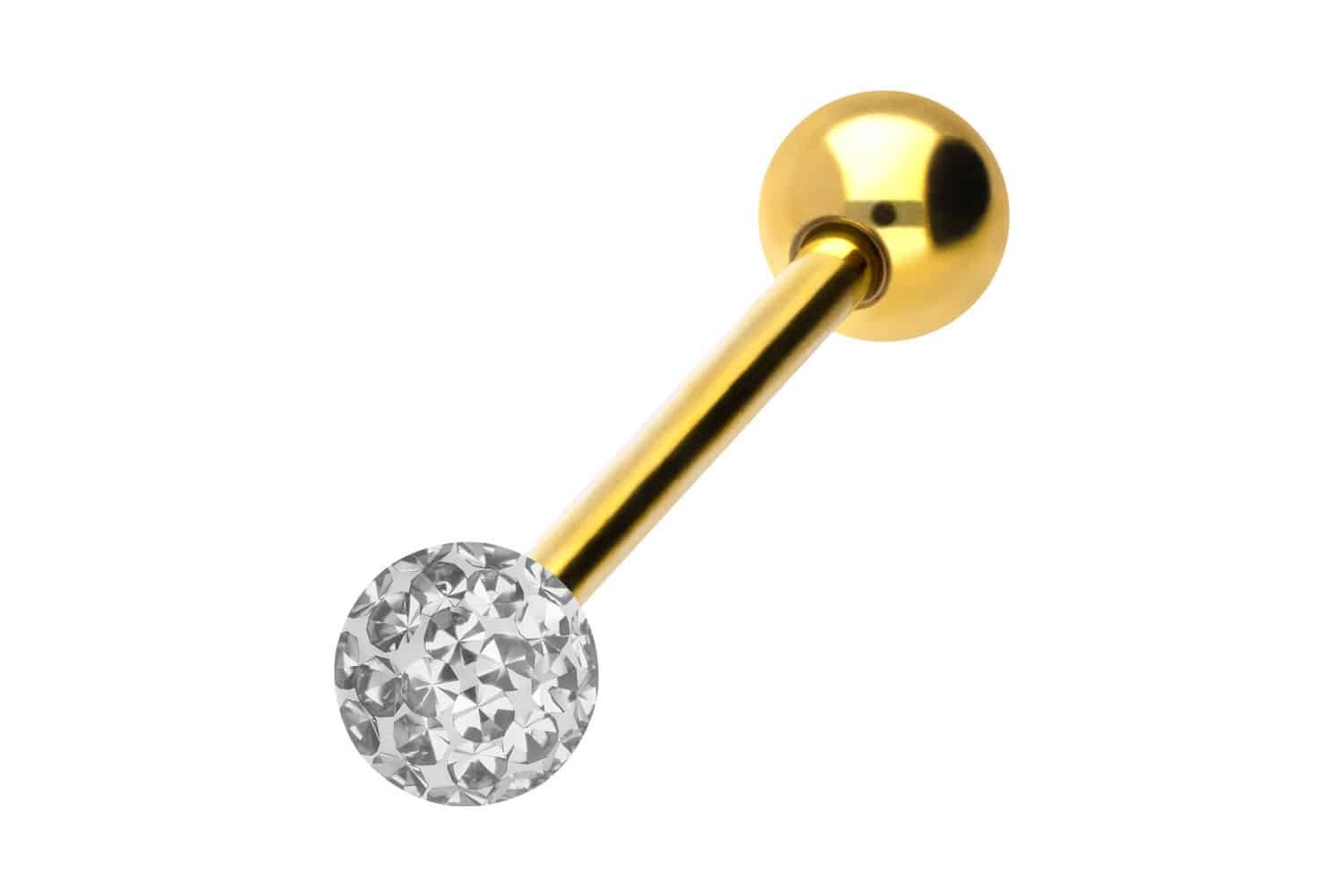 PIERCINGLINE Brustwarzenpiercing Titan Barbell EPOXY- + günstig online kaufen