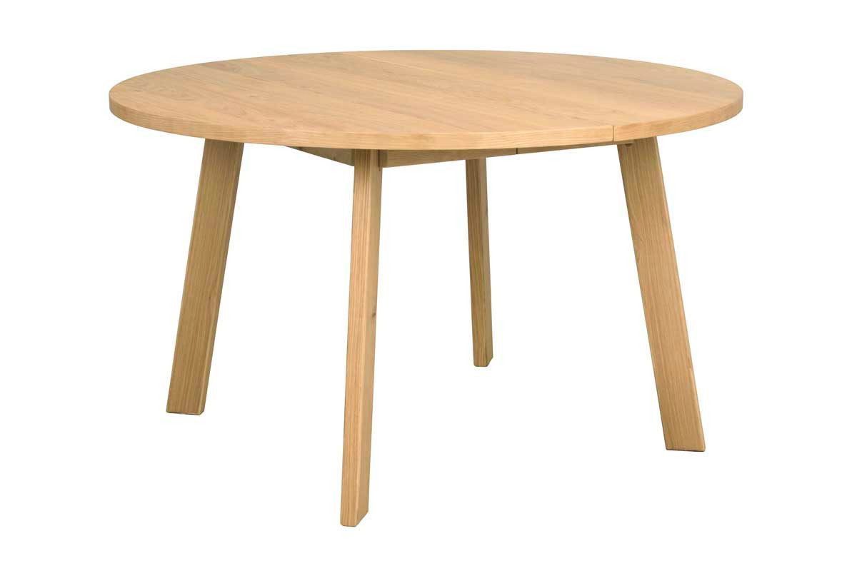 Maison ESTO Esstisch LOTTA ausziehbar Eiche natur rund 130 cm bis max. 230 cm (aus FSC®-zertifizierter, geölter Eiche)