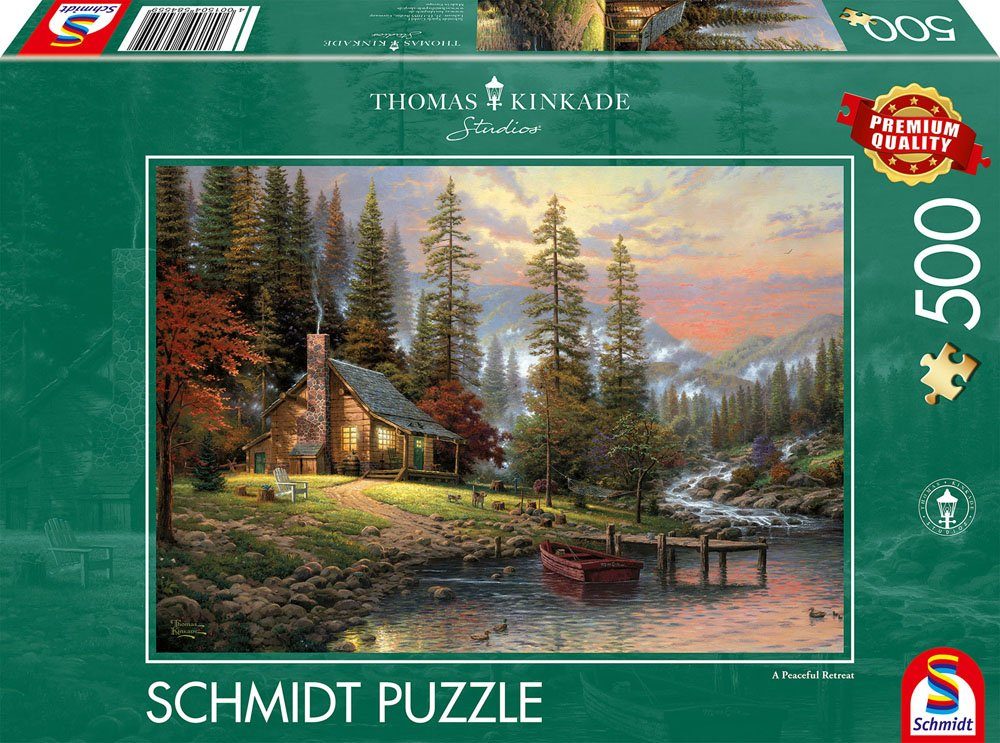 Schmidt Spiele Puzzle Schmidt Spiele 58455 Puzzle Haus in den Bergen 500 Teile, 1 Puzzleteile