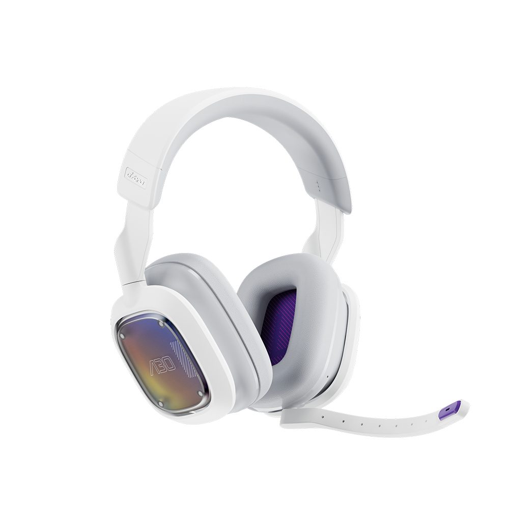 ASTRO A30 - WHITE/PURPLE for PS Gaming-Headset (LIGHTSPEED Wireless)