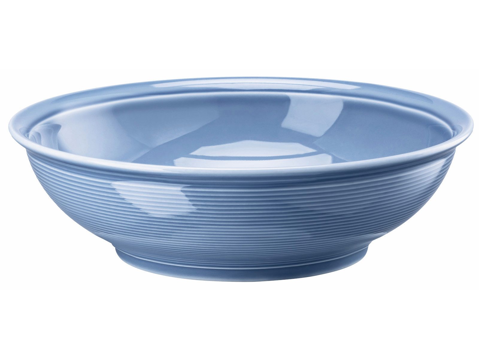 Thomas Porzellan Schüssel Trend Colour Arctic Blue Schüssel flach 22 cm, Porzellan, (Schüsseln & Schalen), Schalen / Schälchen / Schüsseln