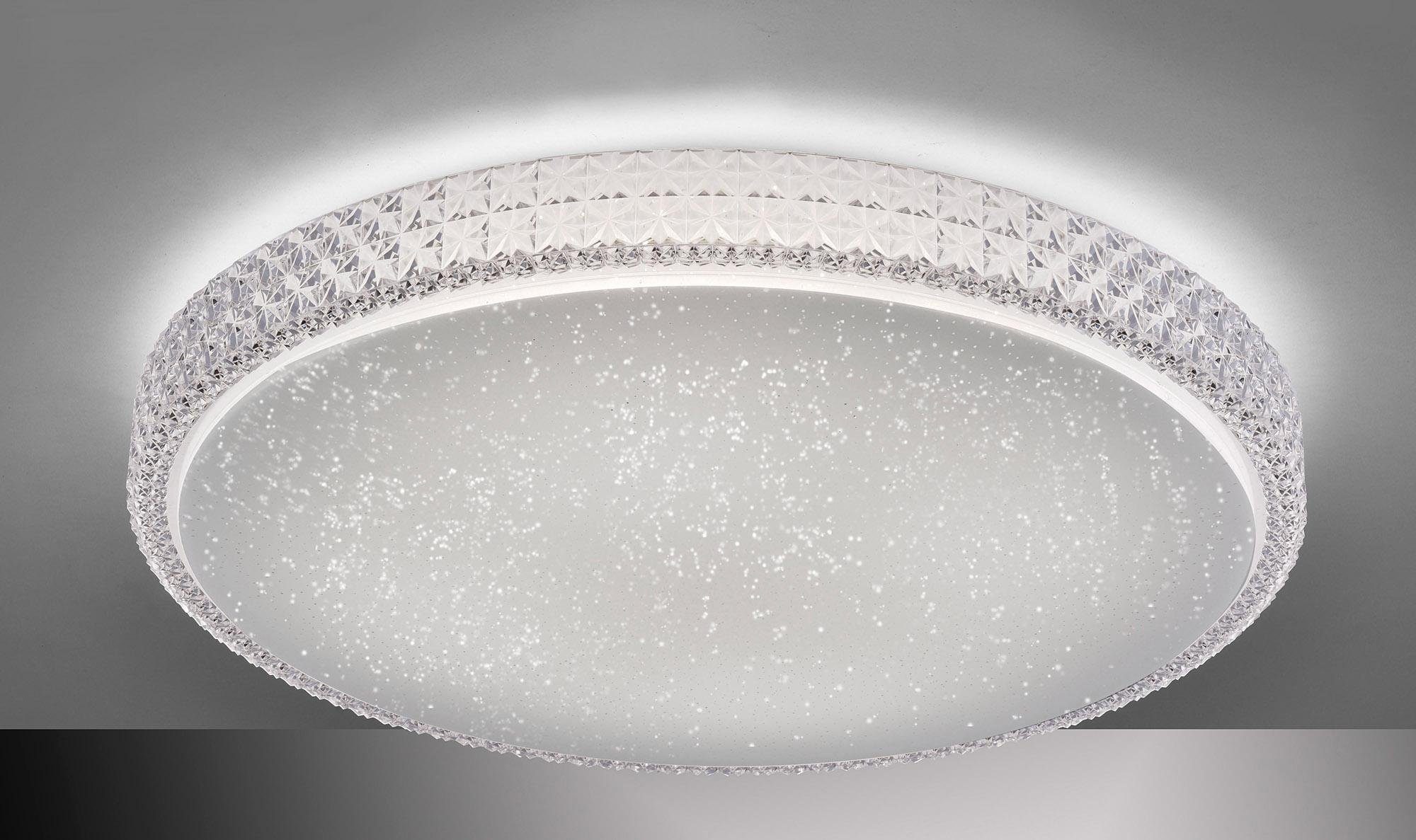 JUST LIGHT Deckenleuchte FRIDA, Memory, nach Trennung vom Netz, LED fest integriert, Neutralweiß, Tageslichtweiß, warmweiß - kaltweiß, LED, CCT-tunable white, Serienschalter, Memory, nach Trennung vom Netz