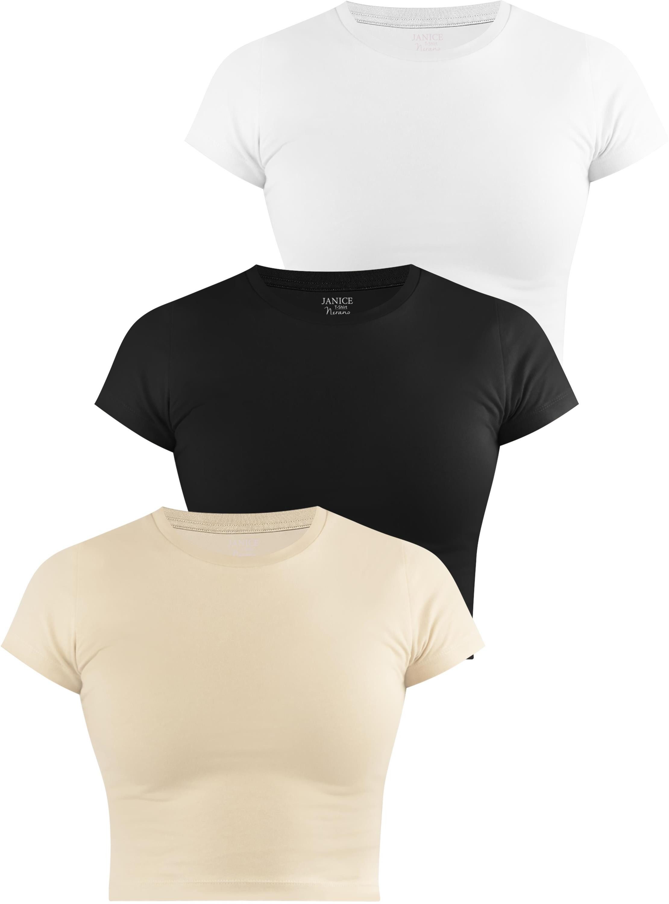 Beige/Schwarz/Weiß