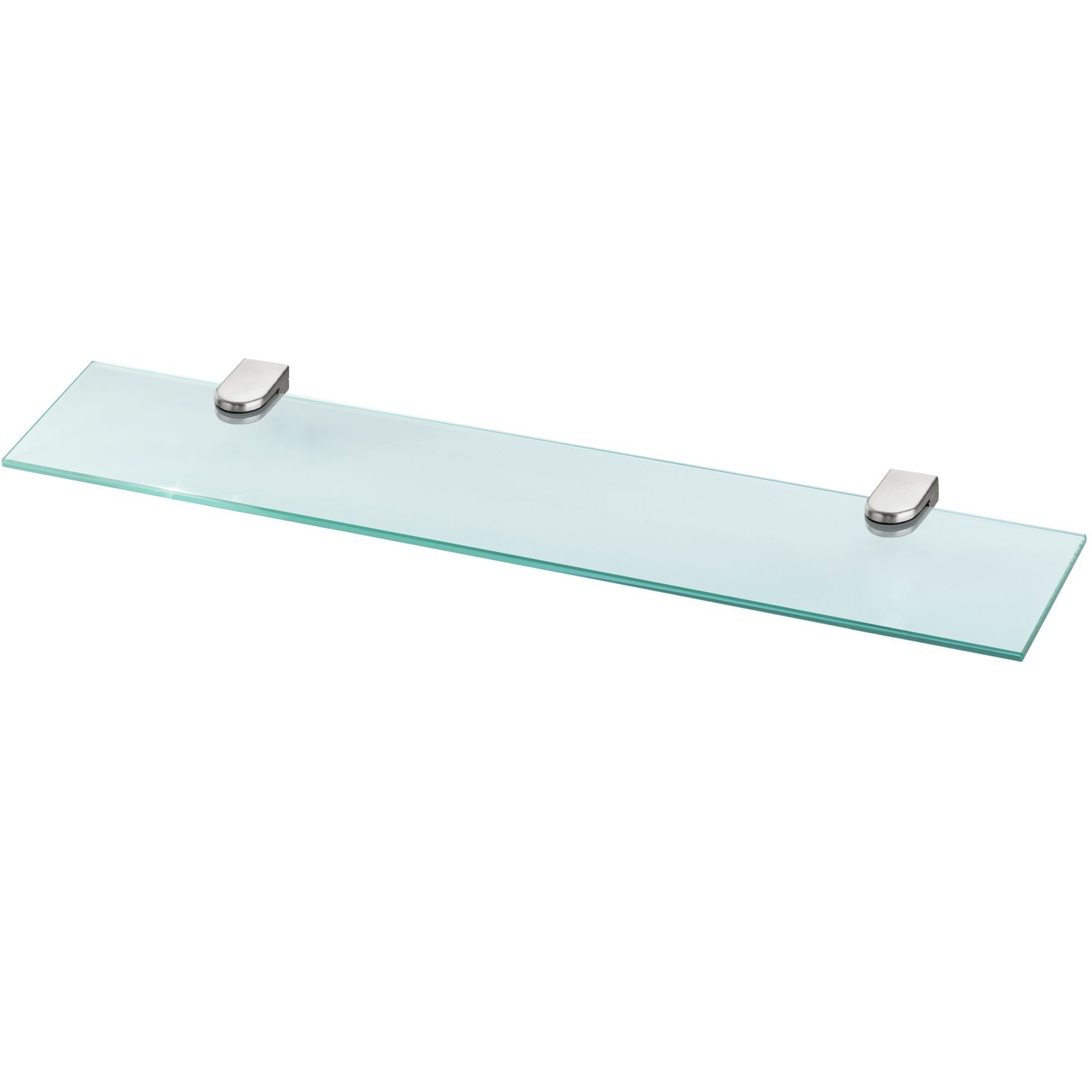 bonsport Badregal Glas Regal, Glasregal klar rechteckig 40 x 10.16 x 0.6 cm