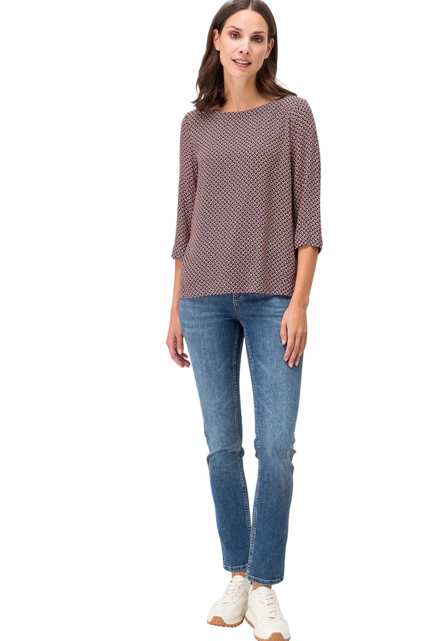 Zero Druckbluse zero Viskosebluse mit Print