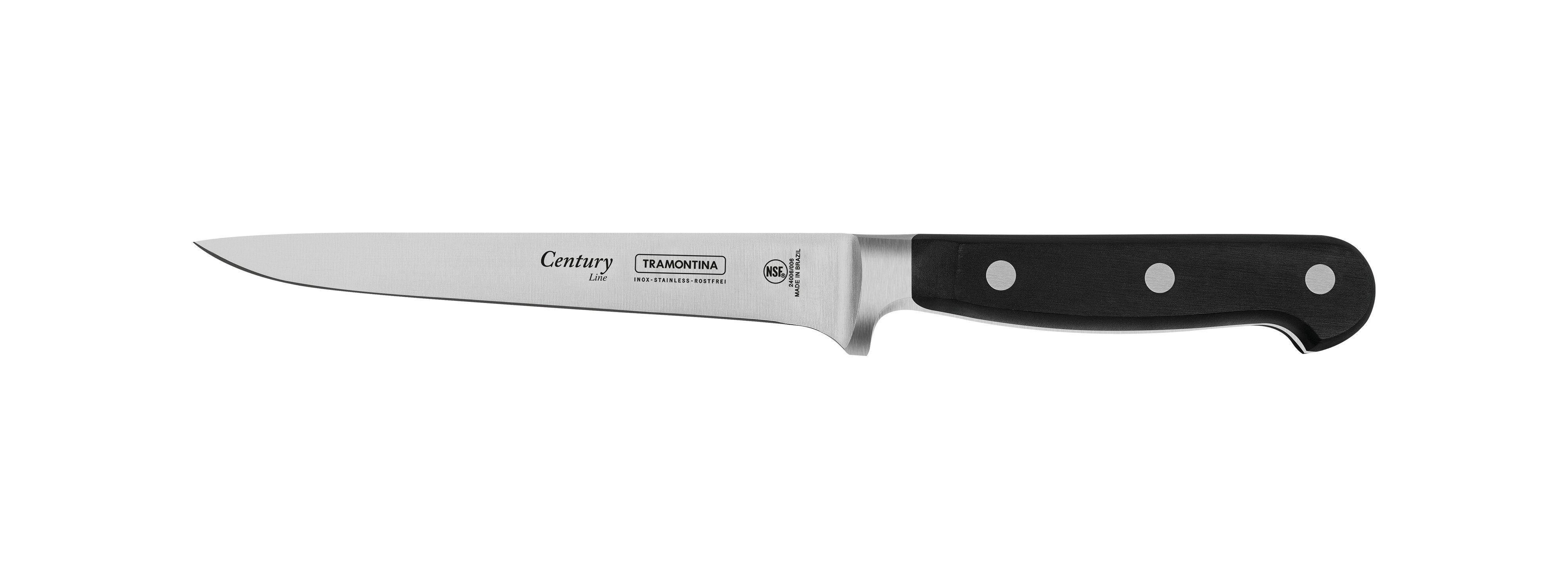 Tramontina Ausbeinmesser CENTURY Kochmesser, Chrom-Molybdän-Stahl, Klinge 15 cm, Sub Zero, rostfrei