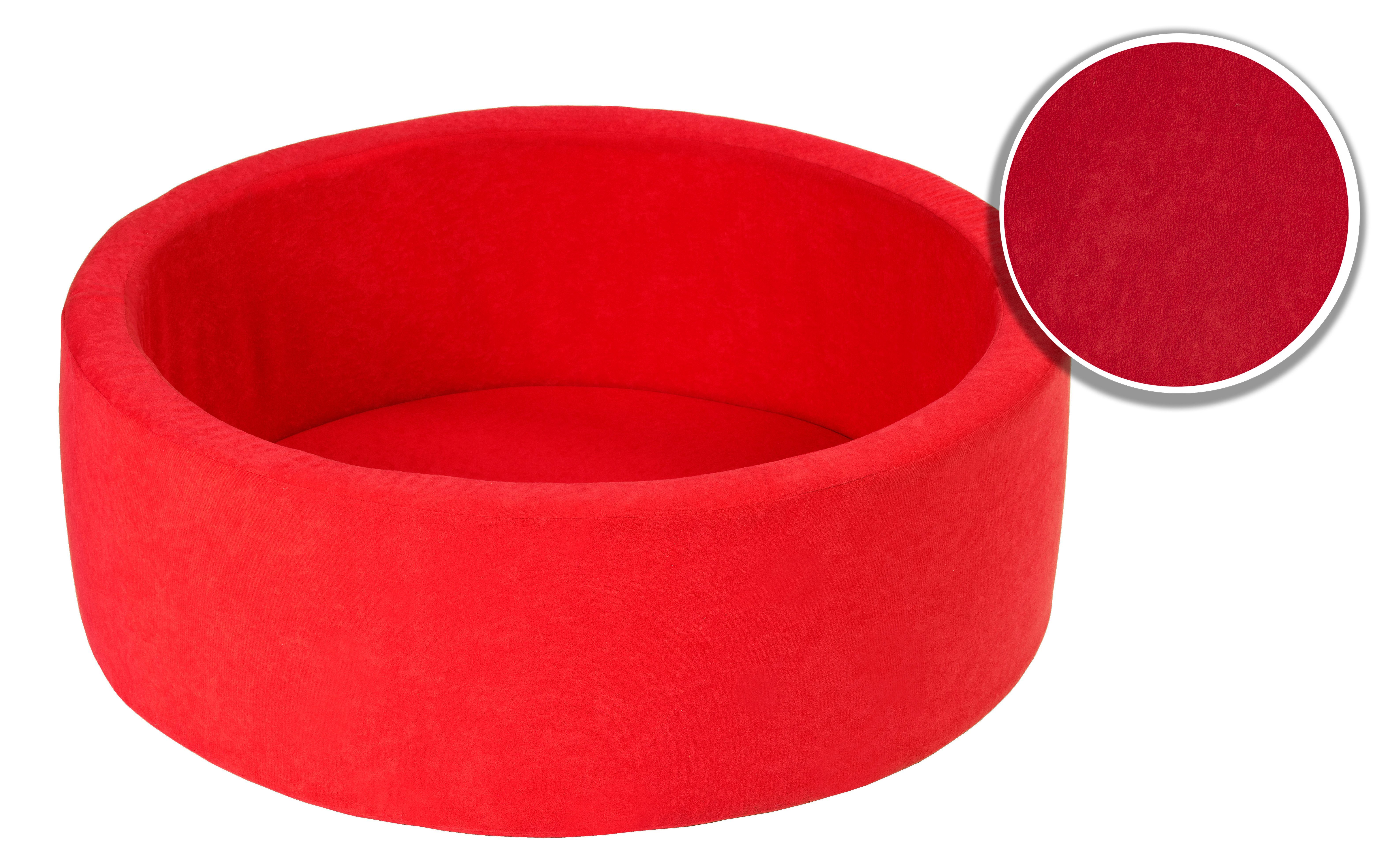 sunnypillow Bällebad-Bälle für Baby Kinder mit bunten Bällen (200-St), Rot - mit 200 Bällen