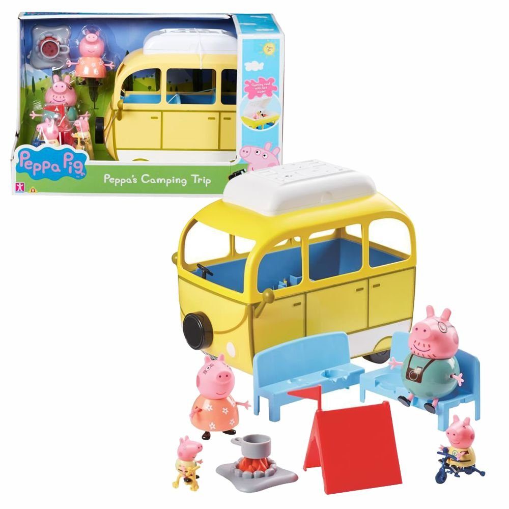 Peppa Pig Spielfigur »Wohnmobil mit Zelt Camping-Bus Spielset Peppa Wutz  Peppa Pig« online kaufen | OTTO