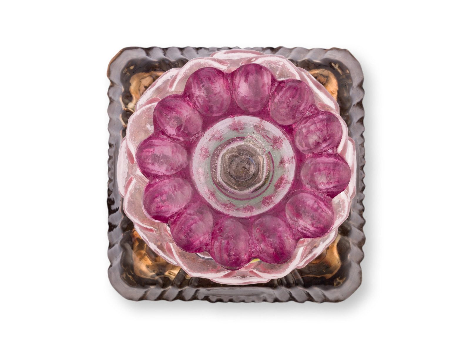 PiP Studio Kerzenhalter Glass Beads Kerzenhalter lila 23,5cm.