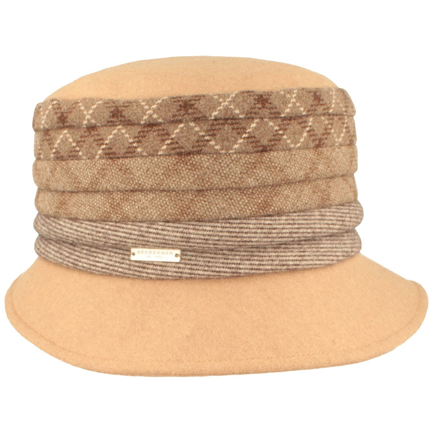 Seeberger Schiebermütze Glocke mit Patchwork Design günstig online kaufen