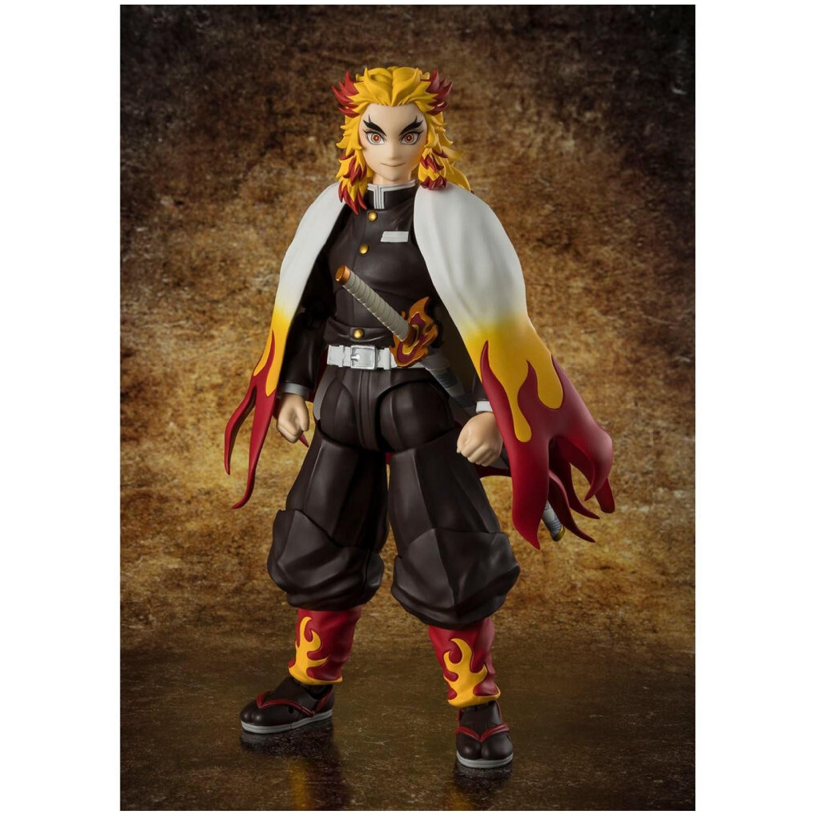 Bandai Tamashii Nations Actionfigur Demon Slayer Kimetsu no Yaiba Kyojuro Rengoku S.H. Figuarts figure 15c