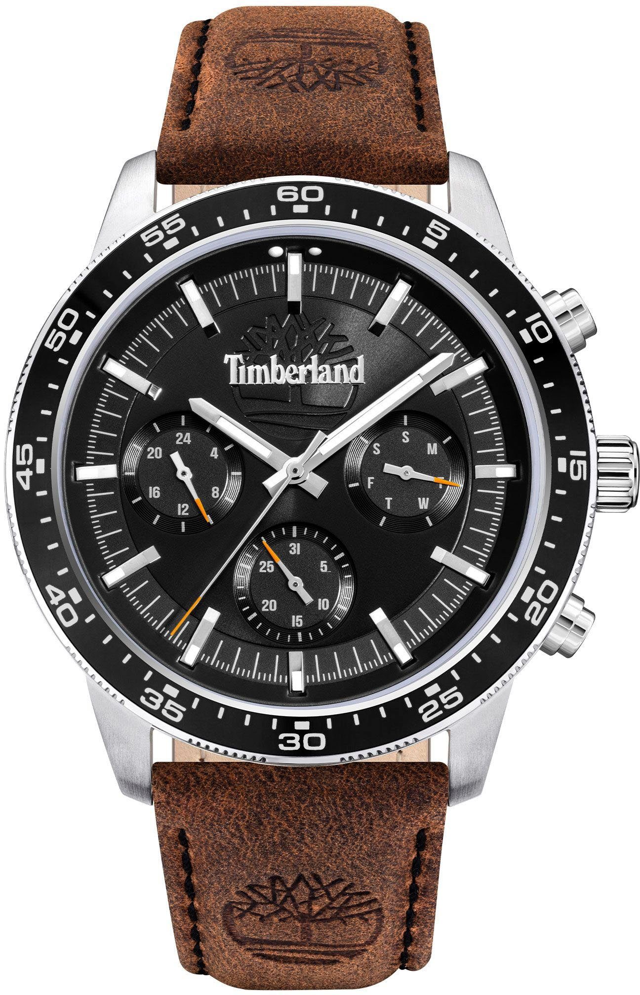 Timberland Multifunktionsuhr PARKMAN TDWGF0029002, Armbanduhr, Quarzuhr, Herrenuhr, Datum