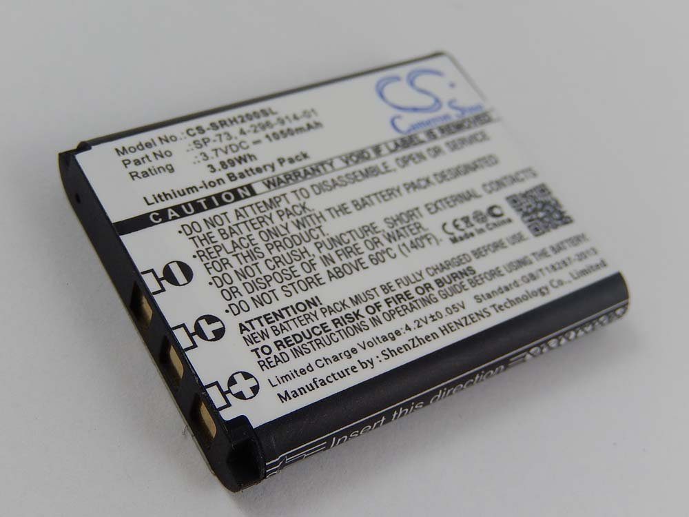 vhbw kompatibel mit Sony SRS-BTS50, 1050 V) Li-Ion Akku mAh (3,7 WH-1000XM2