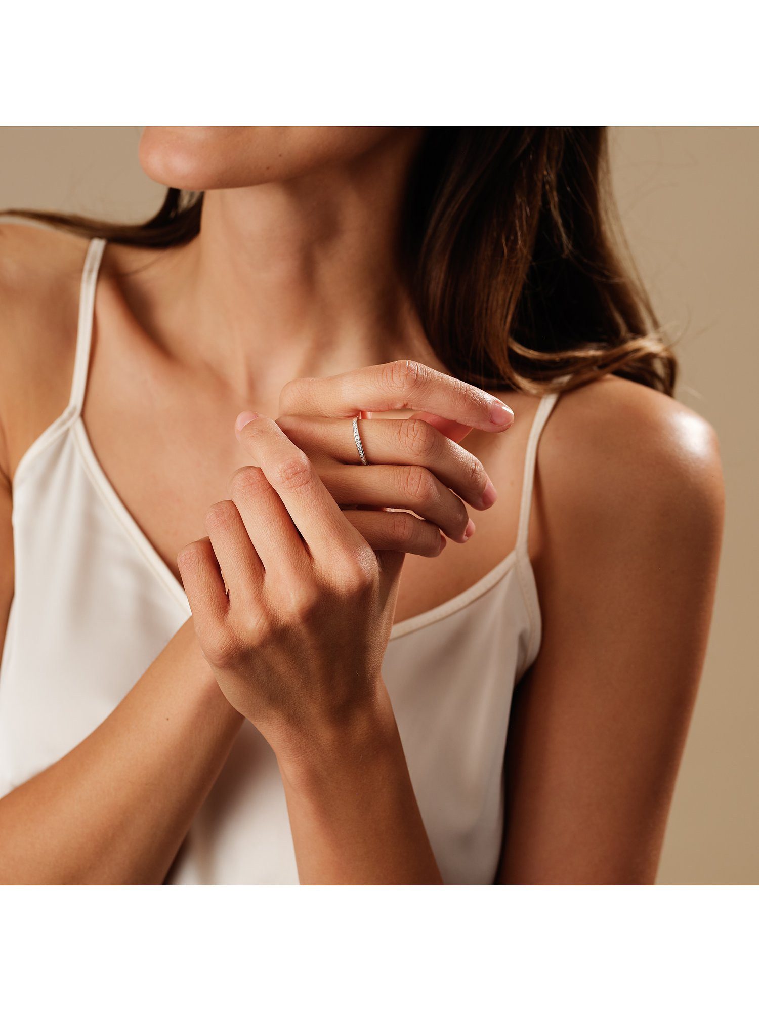 CHRIST Diamantring CHRIST Damen-Damenring 585er Weißgold 8 Diamant günstig online kaufen