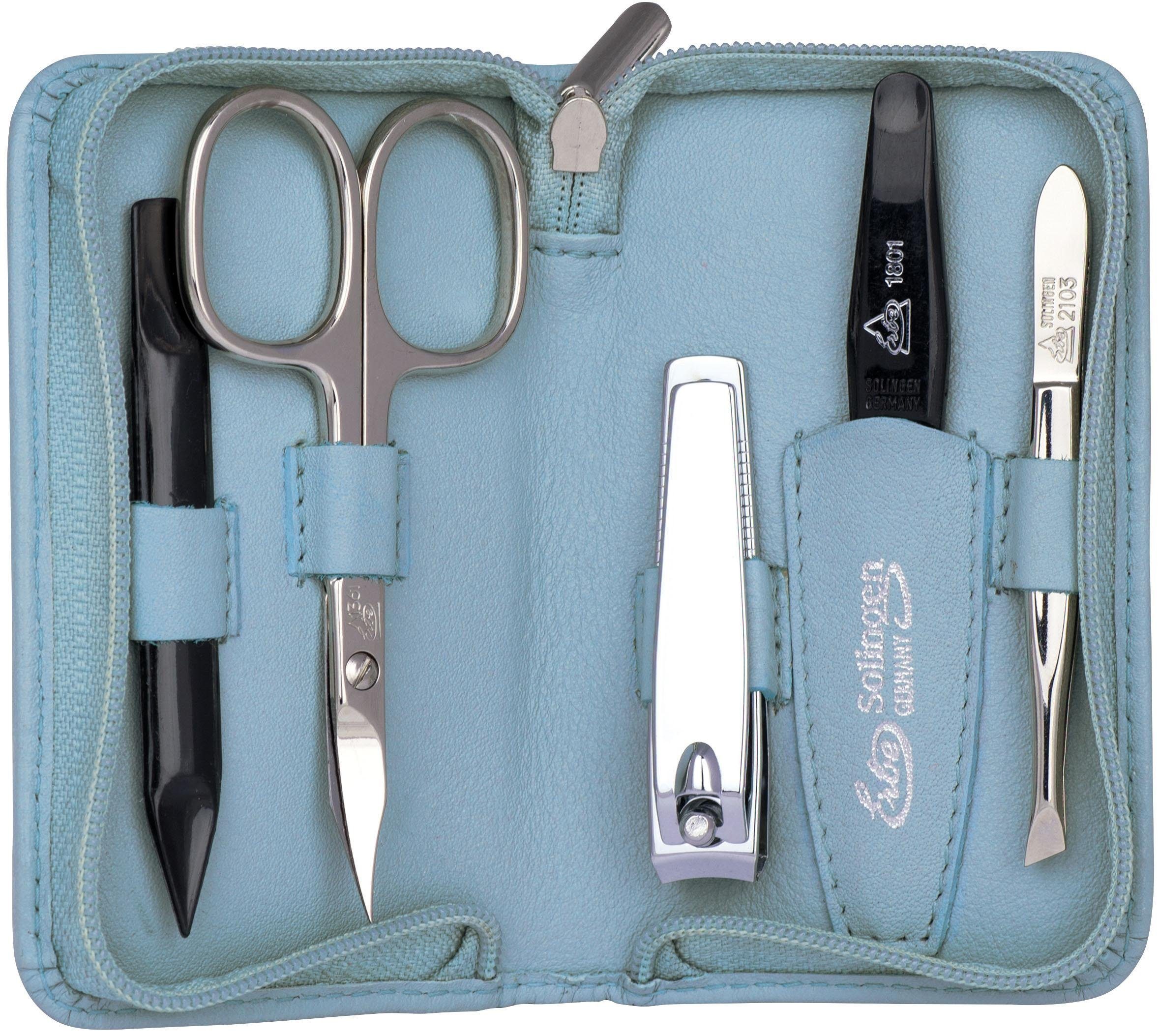 ERBE Maniküre-Etui Siena, 5 tlg., Lederetui günstig online kaufen
