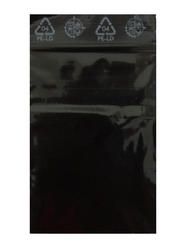 DM-Folien Folienbeutel 1000 Druckverschlussbeutel 60 X 80 schwarz