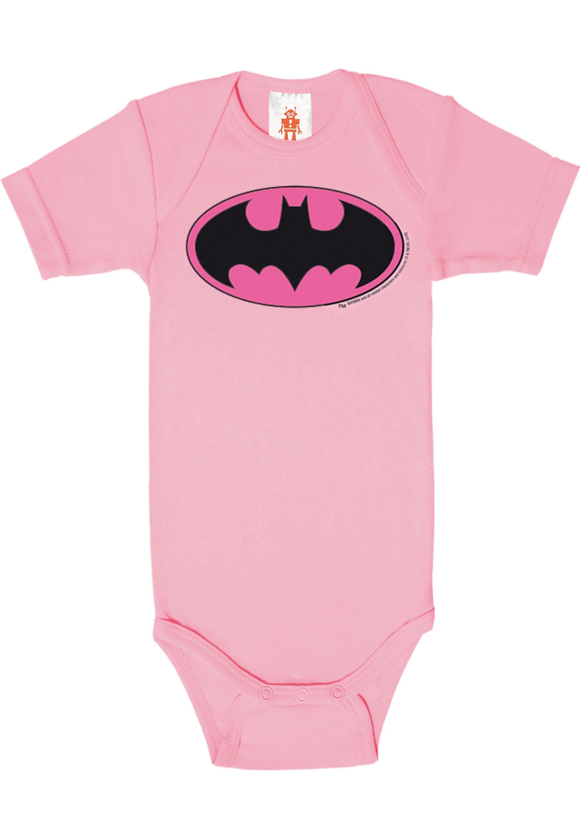 (Pink) Batman DC mit rosa - Logo LOGOSHIRT Body Print coolem