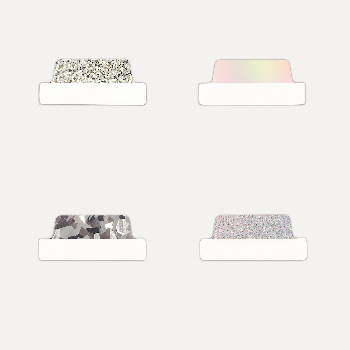 Avery Zweckform Haftnotizblock Haftstreifen UltraTabs Holografisch 63,5x25,4mm 16 Stück