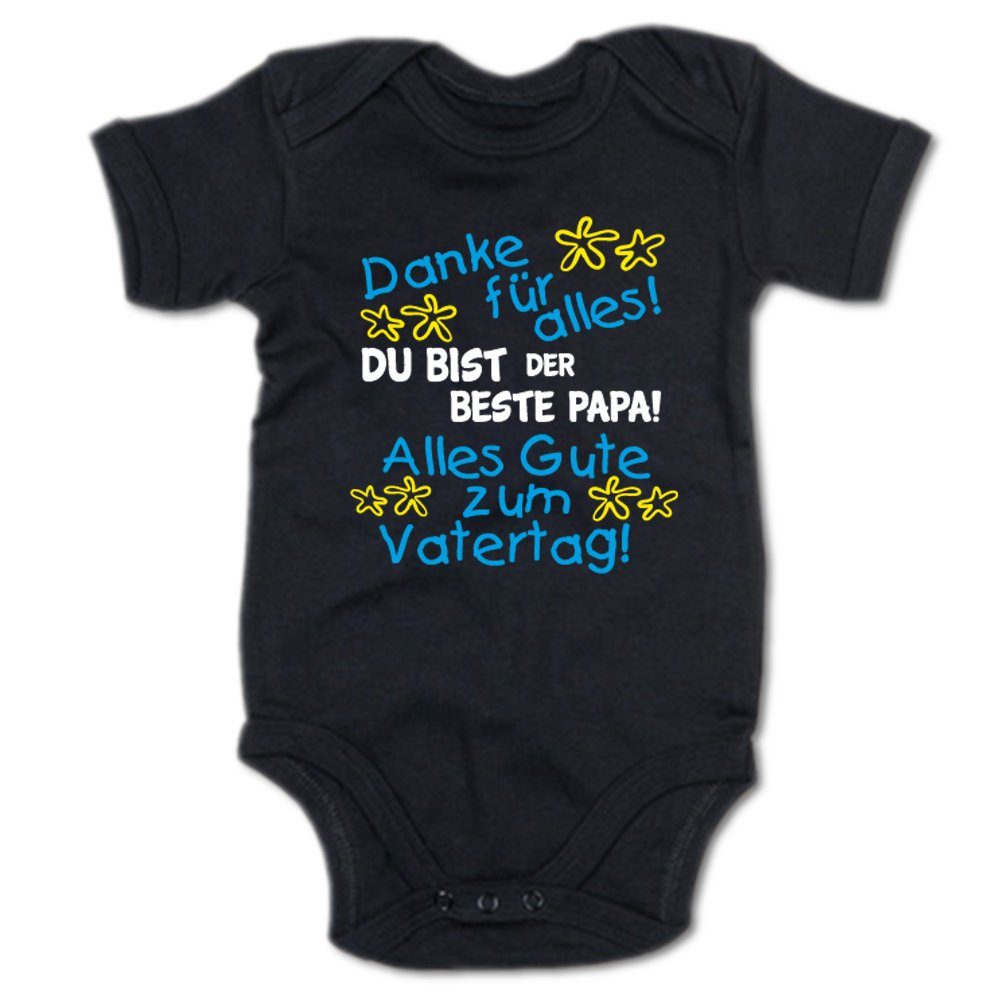 G-graphics Kurzarmbody Danke für alles! Du bist der beste Papa! Alles Gute zum Vatertag! Baby Body mit Spruch / Motiv / Aufdruck • zum Vatertag