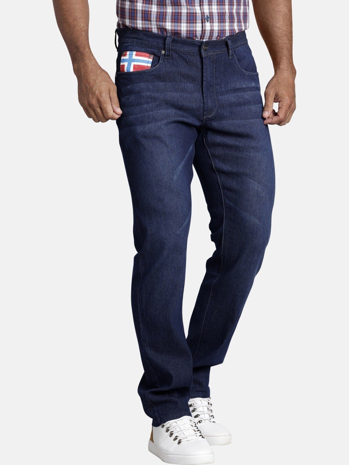 Jan Vanderstorm 5-Pocket-Jeans Comfort Fit LANNIE Kollektion, +Fit