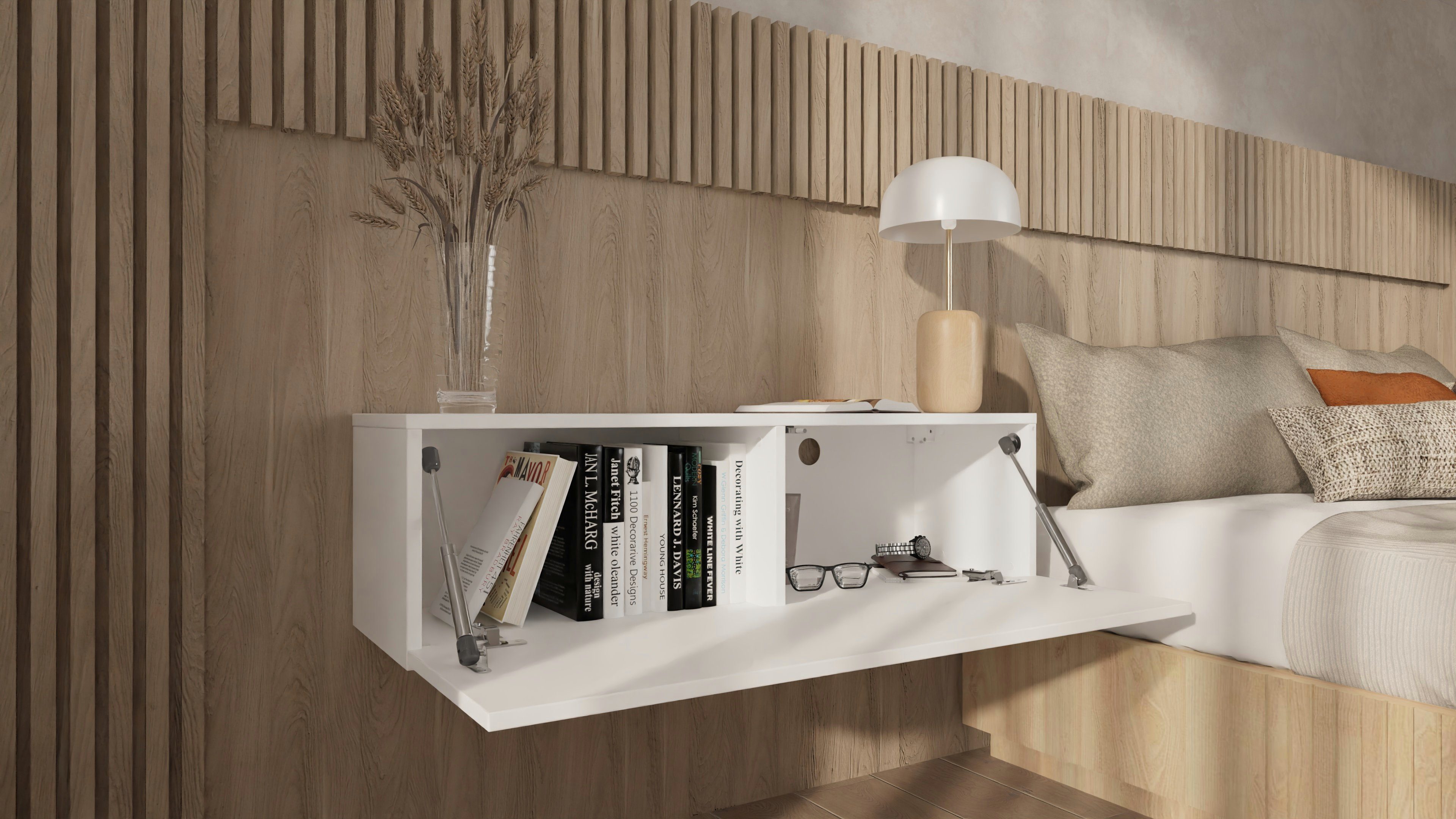 Platan Room Nachttisch, Wandschrank hängende Nachtkommode günstig online kaufen