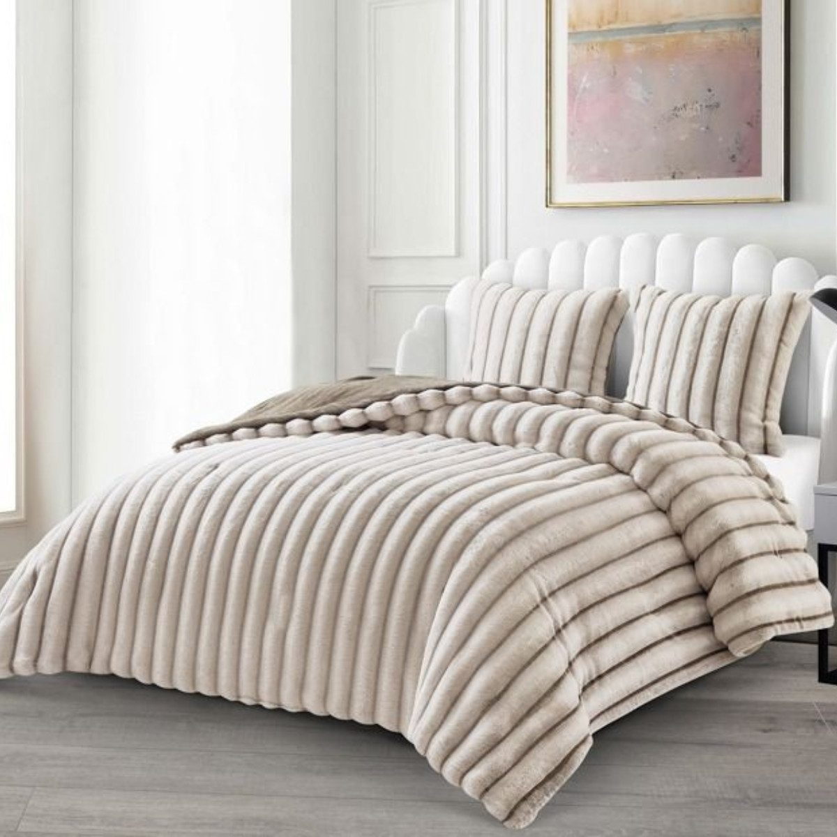 alesvelt Tagesdecke Set Peri Überwurf Decke 3-Teilig 235X250 CM 2 Personen günstig online kaufen