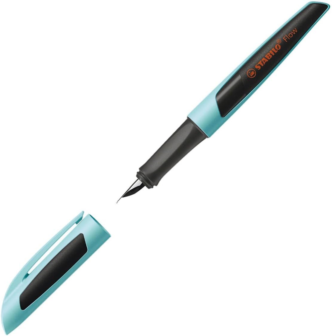 STABILO Füllfederhalter STABILO Flow SPORTY Füller Puristblue hellblau/schwarz