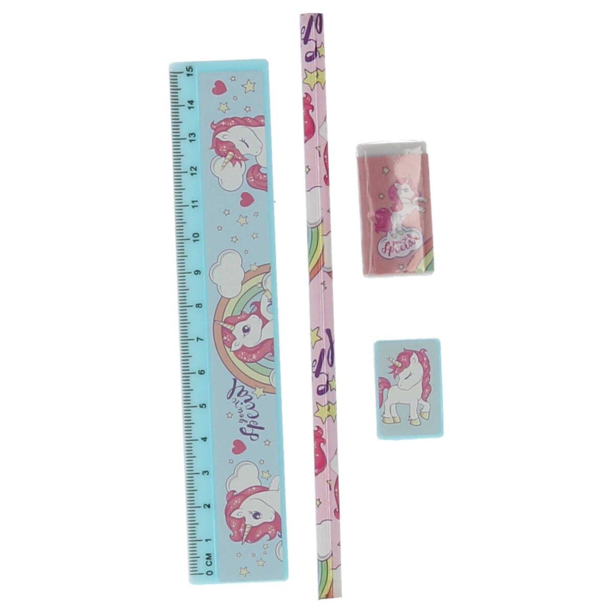 unicorn Federmäppchen Unicorn Gefülltes Stifteetui Schulutensilien Set