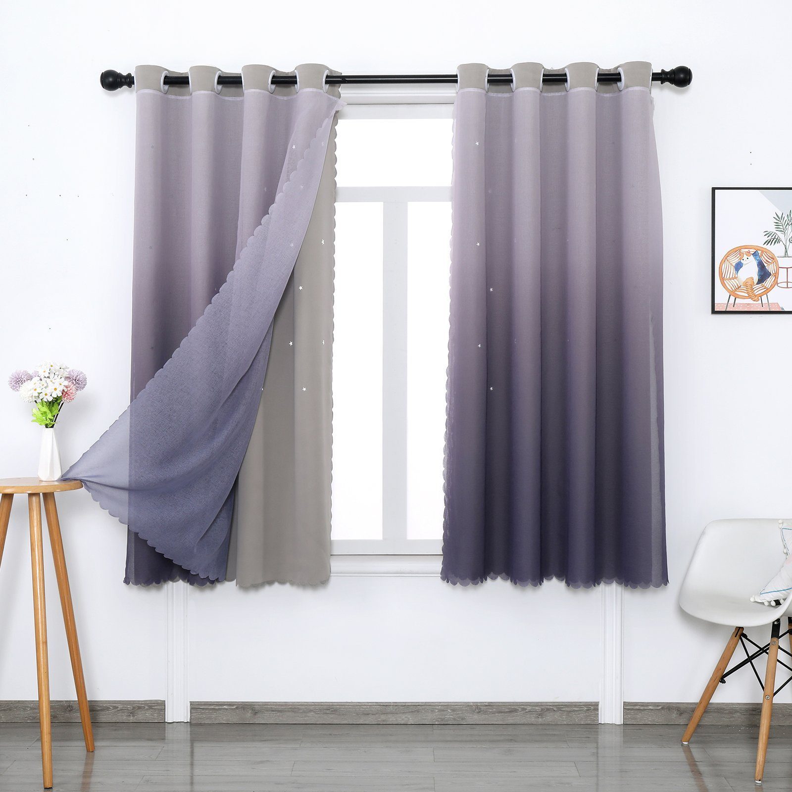 BYSURE Gardine, Ösen (1 St), verdunkelnd, günstig online kaufen