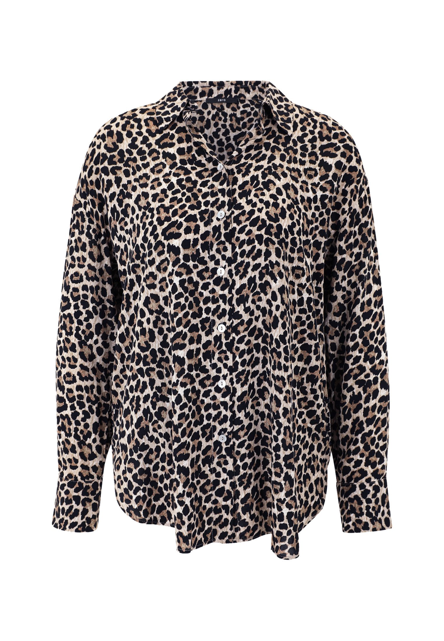 Zero Hemdbluse Damen Hemdbluse mit Leomuster günstig online kaufen