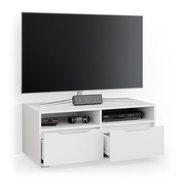 Vicco Lowboard Fernsehschrank TV-Schrank RUBEN 100cm Weiß
