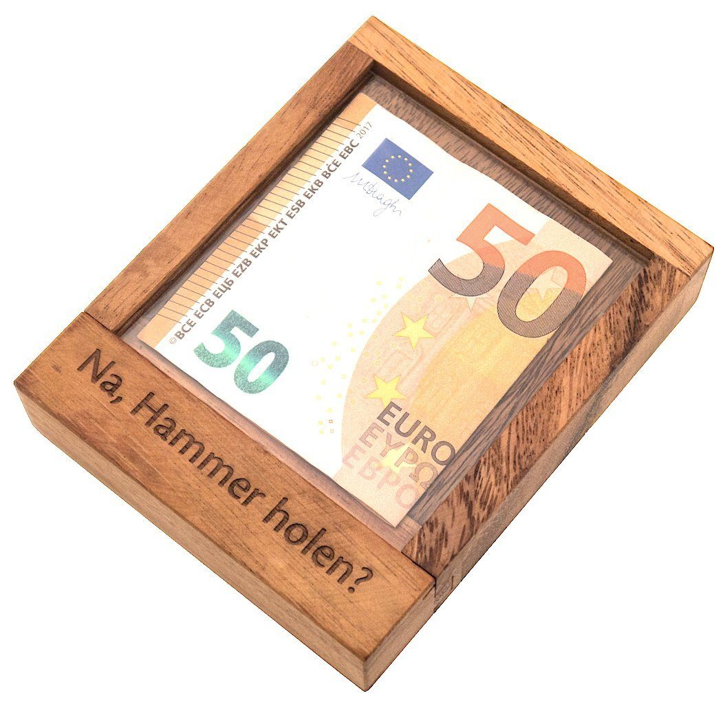ROMBOL Pfiffiger Spiel, Originelle Geldschein-Tresor wiederverwendbar Denkspiele Geldgeschenke, – für Geschenkverpackung Verpackung
